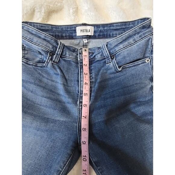 Pistola Medium Wash Stretch Skinny Blue Denim Jeans Women’s Size 27 Casual - Picture 4 of 9